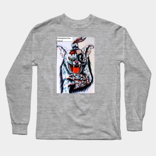 Zombie Cat by Stephanie Long Sleeve T-Shirt